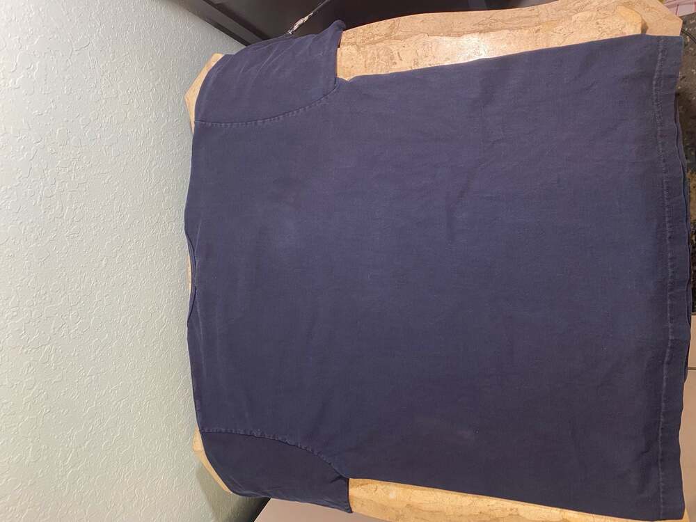 Vintage Spirit Cannes French Riviera Embroidered Navy T-Shirt Size XL - Picture 2 of 3